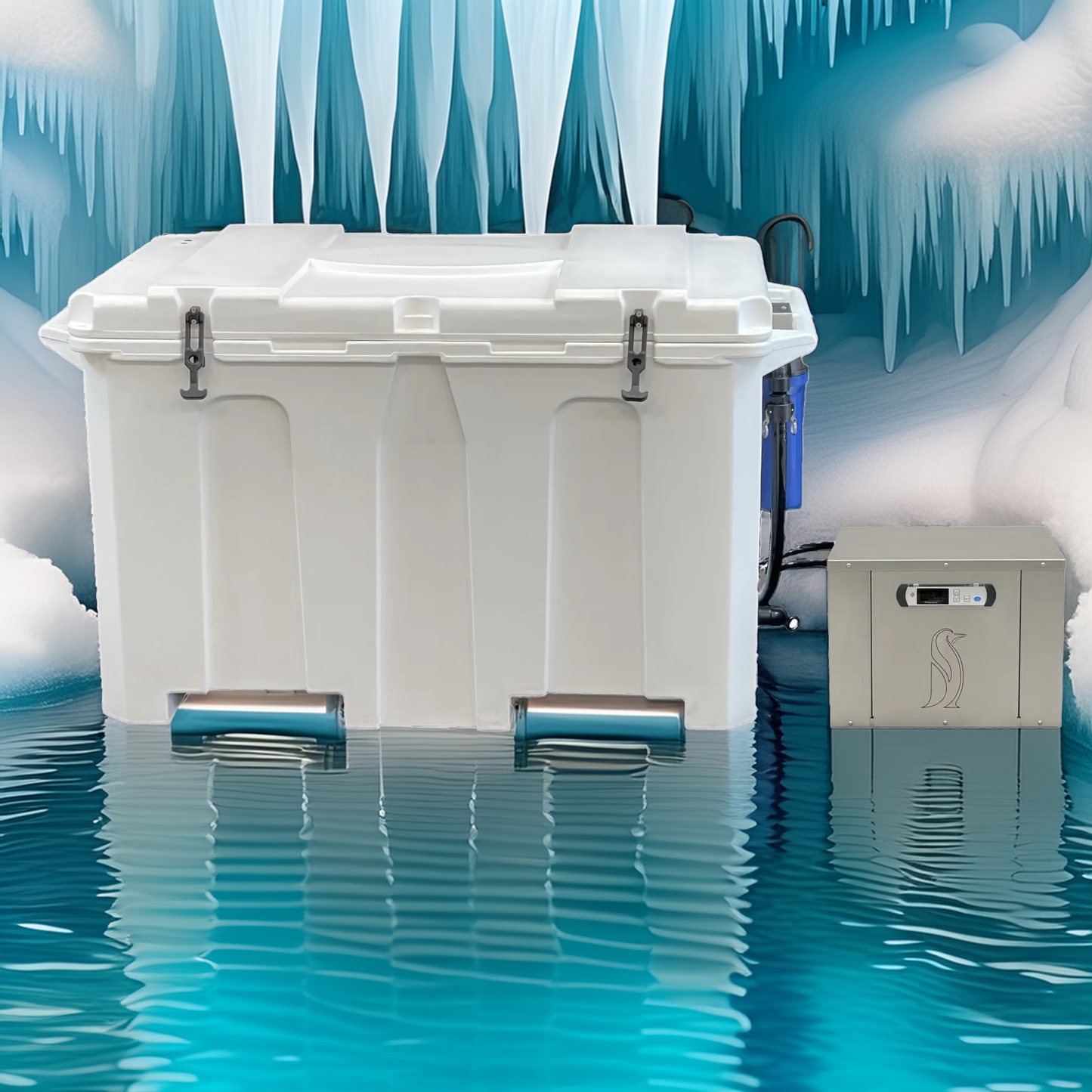 Cold Plunge Chiller with Insulated Tub by Penguin Chillers