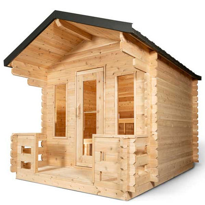 Dundalk Leisurecraft Georgian Cabin Sauna With Porch