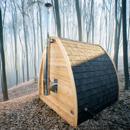 CT Minipod 4-Person Outdoor Sauna by Dundalk Leisurecraft