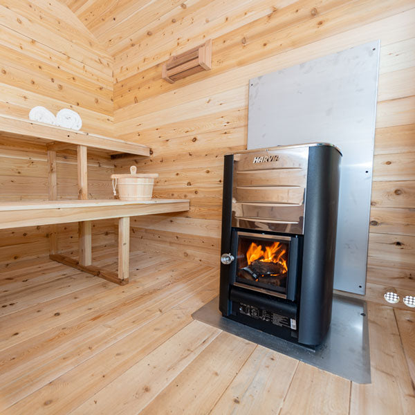 Dundalk Leisurecraft Georgian Cabin Sauna With Porch