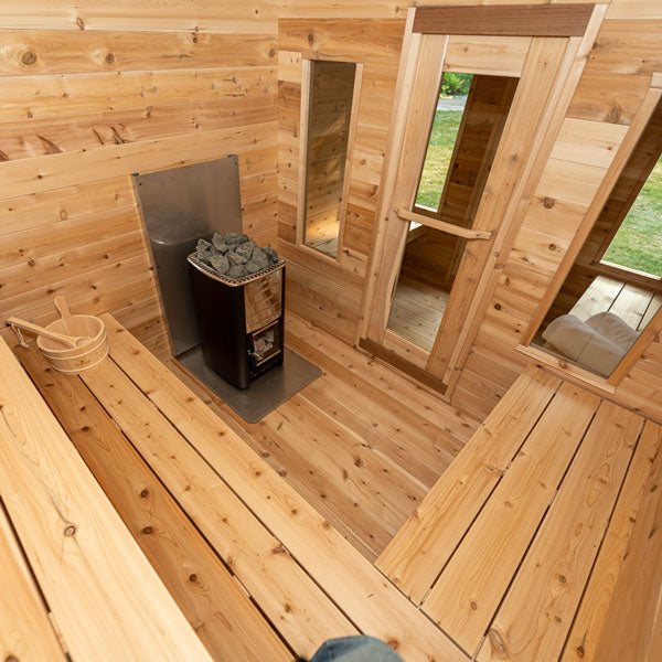 Dundalk Leisurecraft Georgian Cabin Sauna and Changeroom