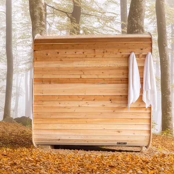 CTC22LU Luna 3-4 Person Outdoor Cube Sauna by Dundalk Leisurecraft