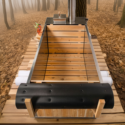 Dundalk Leisurecraft Starlight Wood Burning Hot Tub for 1 Person