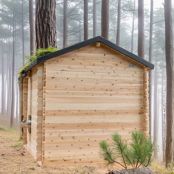 CTC88W Dundalk Leisurecraft Georgian Cabin 6 Person Outdoor Sauna