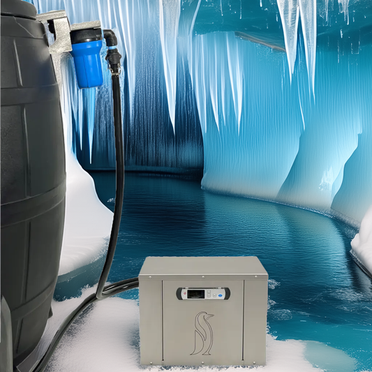 3/4 HP Cold Plunge Chiller for Ice Barrel by Penguin Chillers